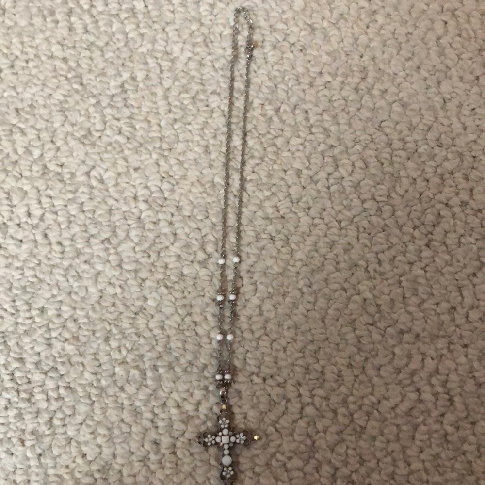 Beaded Cross necklace